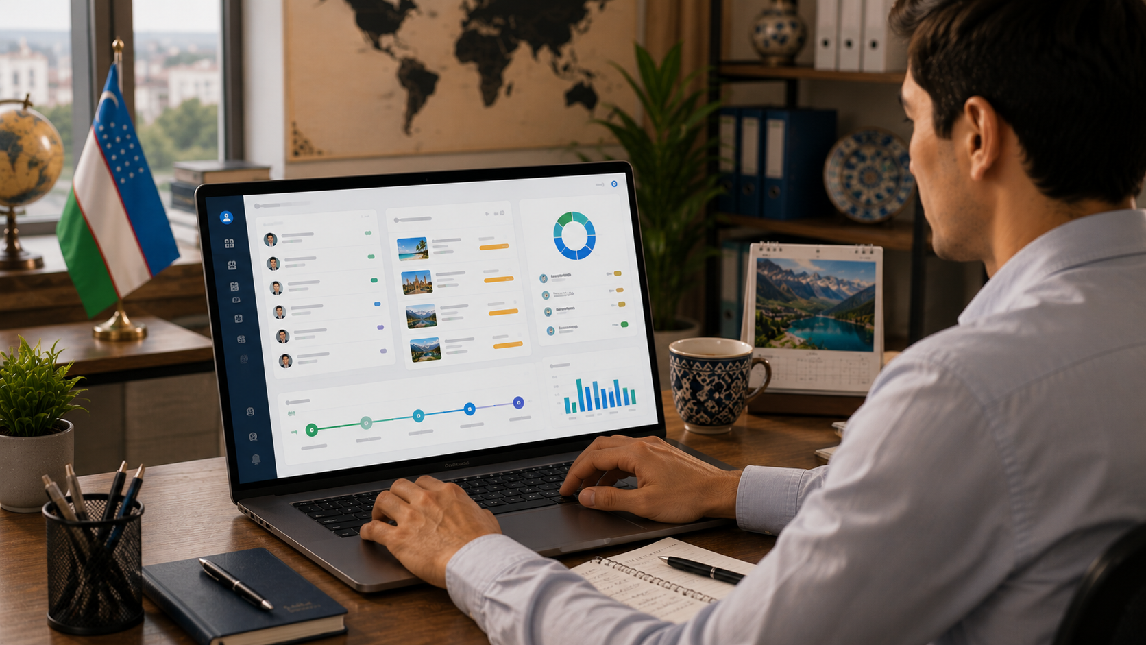 Agent dashboard showing assigned enquiries and deadlines